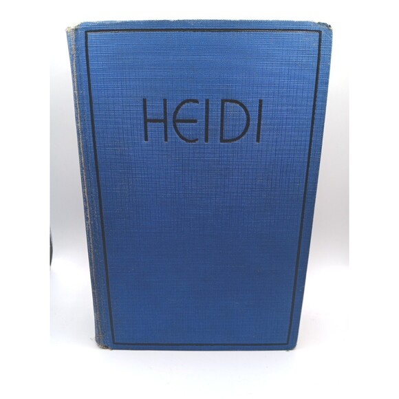 VINTAGE 1933 HEIDI HARDCOVER BOOK “COLOR ILLUSTRATION” - Picture 1 of 9